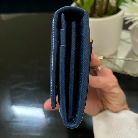 Prada Safiano wallet blue - Picture 5 of 11